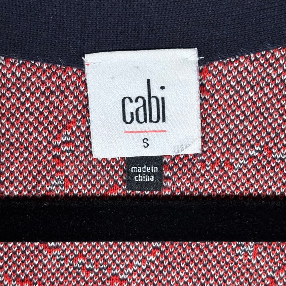 Cabi Colorblock Leopard Print Cardigan Sweater Wo… - image 4